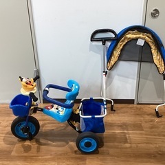 ディズニー三輪車　【町田市再生家具】　251393の画像