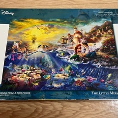 【日本製】ディズニー　リトルマーメイド　1000ピース　パズル　の画像