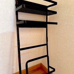 【tower】マグネット 洗濯機横 収納ラックの画像