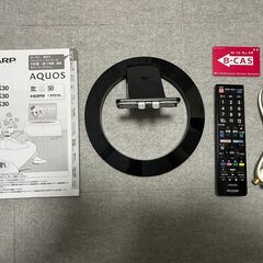 【無料】SHARP　AQUOS　テレビ　24V型の画像