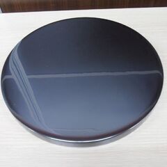 美品 輪島塗 おぼん 盆 トレー 水引草 桂月堂 本堅地 輪島塗製造本舗 漆器 能登輪島 直径約26㎝ 苫小牧西店の画像