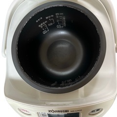 象印 NS-UA05 炊飯器 ホワイト　3合炊きの画像