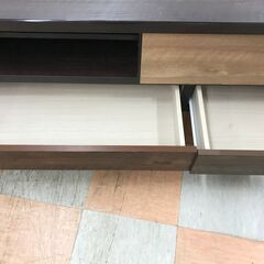 【ジャングルジャングル石川金沢店】 ニトリ テレビ台 木目調 W140×D41×H50 クリーニング済み												 										の画像