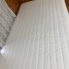脚付マットレス　セミダブル　ベッド　無印　無印良品の画像
