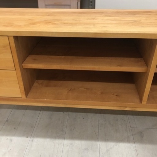 MOMO natural テレビボード 2段 ナチュラル【トレファク堺福田店】