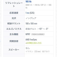 ゲーミングモニターの画像