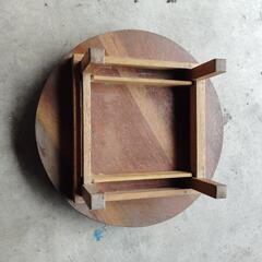 昔のちゃぶ台　折畳式の画像