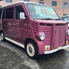 バモス  ターボ  フレンチバス仕様 キッチンカー キャンピングカー  車検2年付きの画像