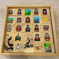 トーマス　積み木　ひらがな　カタカナの画像