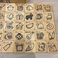 トーマス　積み木　ひらがな　カタカナの画像