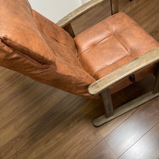 エムール　ポケットコイルシート高座椅子　オットマンセット