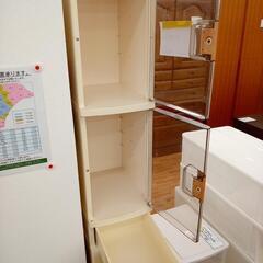 【リユースのサカイ八街店】★ジモティ割あり★ 収納棚　ホワイト系　クリーニング済　YJ7281の画像