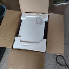 電子レンジ新品　箱付きの画像