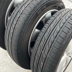 Lapin ラパン純正ホイール＋タイヤ4本セット 155/65R14 デジタイヤの画像