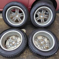 ☆　美品　横浜　スタッドレスタイヤ　175/65R15　ホイール付　走行距離1000km以下　☆の画像