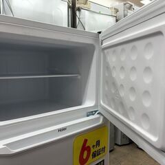 J2026【リユースのサカイ柏店】Haier ハイアール　２ドア冷蔵庫　JR-AE13　2021年製　クリーニング済みの画像