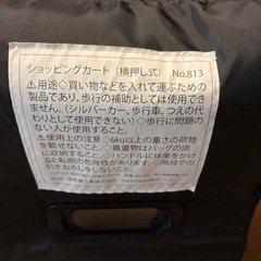 ショッピングカート　横押し式の画像