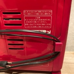昭和レトロ 東芝 電気ストーブ SF-809HT 赤 暖房器具 ヴィンテージの画像