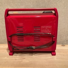 昭和レトロ 東芝 電気ストーブ SF-809HT 赤 暖房器具 ヴィンテージの画像