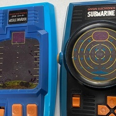 昭和レトロゲーム  バンダイ製 スペースインベーダー&サブマリン 2機種セット  LSIゲームの画像