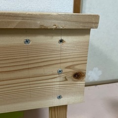 木製ベンチの画像