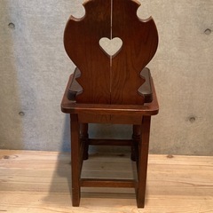 アンティーク　チェア　ハート　家具 カントリー　カフェ屋　什器　インテリア　当時の画像