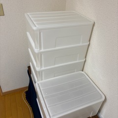 ニトリ　クローゼットケース　収納ボックス　5個セットの画像