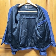 バイク　メッシュ　ジャケット　青の画像