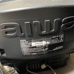 aiwa jq10033 ブラウン管テレビ　ジャンクの画像