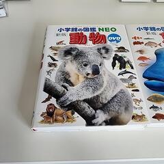 小学館の図鑑2冊セット　動物と魚の画像