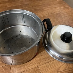 鍋　蒸し器の画像