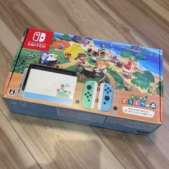 ニンテンドースイッチ本体　　どうぶつの森セット　switch本体　の画像