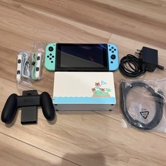 ニンテンドースイッチ本体　　どうぶつの森セット　switch本体　の画像