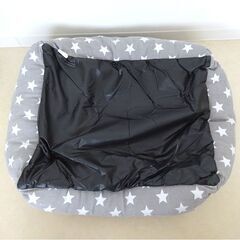 ペット用ベッド　星柄 グレー 犬用ベッド　猫ベッド  小型犬 猫の画像