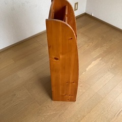雑誌、新聞入れの画像