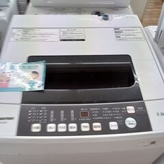 ★リユースのサカイつくば店★TK6123 ハイセンス 洗濯機 HW-T55C 5.5kg 18年製 動作確認／クリーニング済み　【リユースのサカイつくば店】 の画像