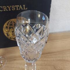 ボヘミアン クリスタル ガラス ワイングラス シャンパングラス の画像