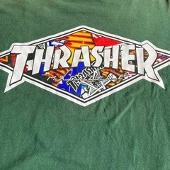 売り切れTHRASHER スラッシャー Tシャツ M 悪魔の星シリーズ スケボーの画像