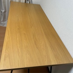 無印良品 木製 折りたたみテーブル 160cmの画像