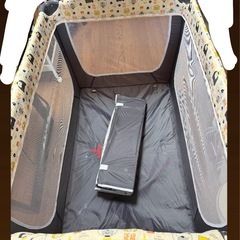 【美品】ベビーベッド、ベビーサークルの画像