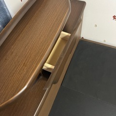 無料　美品　ベッドフレーム　収納付きの画像