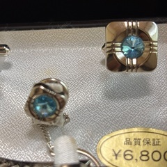 新品　カフスアンドネクタイピンの画像