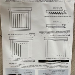 ウッドデッキ手すりの画像