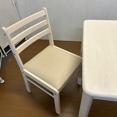 【リユース☆エコちょっぷ】ナチュラル　木目　ダイニングセットの画像