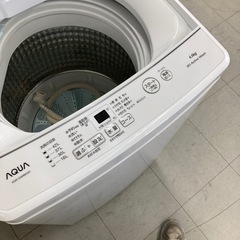 AQUA 4.5kg洗濯機　2022年製　AQW-S4MBKの画像
