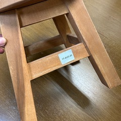 【リユース☆エコちょっぷ】シロクマスツールの画像