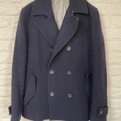 COMME CA COMMUNE ダークネイビー ピーコート ダ...