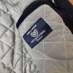 COMME CA COMMUNE ダークネイビー ピーコート ダブルボタン Mの画像