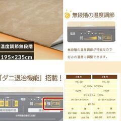 アイリスオーヤマホットカーペット3畳用の画像