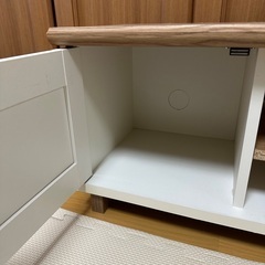 【美品】木製テレビ台の画像